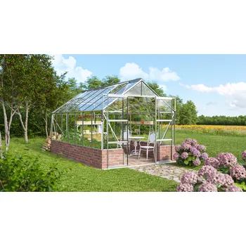 Skleník Vitavia Garden skleník VITAVIA CASSANDRA 11500 čiré sklo 3 mm stříbrný Varianta: skleník VITAVIA CASSANDRA 11500 čiré sklo 3 mm stříbrný LG4417