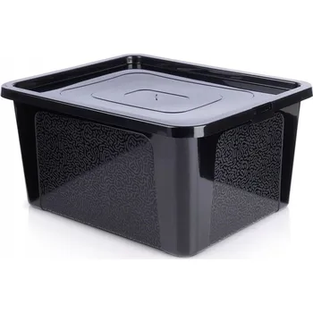 Úložný box Plastový úložný box velký krabička s hračkou o objemu 20 l, víko