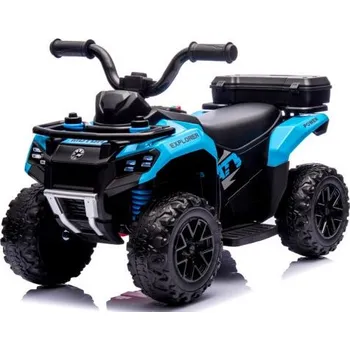 Dětské elektrovozidlo Quad J9 modrý na akumulátor, čtyřkolky pro děti hudba světlo Lithium-iontový akumulátor