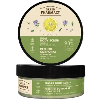 Kosmetika Tělový peeling (cukr a sůl) s verbenou a citrónovým olejem 200ml