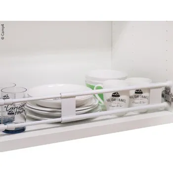 Příbor Camp4 Teleskopická rozpínací tyč Délka 25-43 cm Šedá