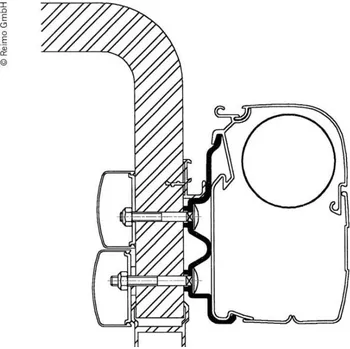 Markýza Thule Adaptér TO5200/8000/4900 Typ: Délka 5,5m