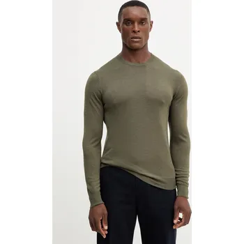 Pánský svetr Vlněný svetr Hackett London HM7000006 zelená 87X, vel. M