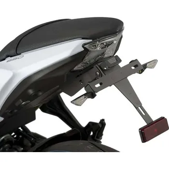 Držák SPZ Nastavitelný držák SPZ PUIG 9353N černý pro KAWASAKI Ninja 650