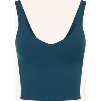 Lululemon Dámský Krátký Top Align, petrolejová, 44