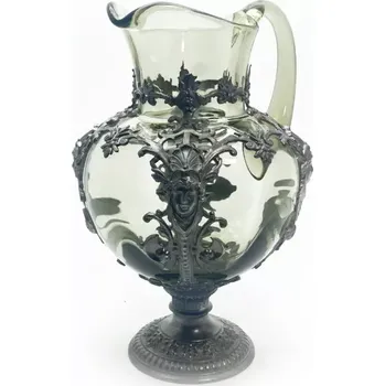 přísavka na sklo Džbán s cínovým zdobením - Art Nouveau | 126765