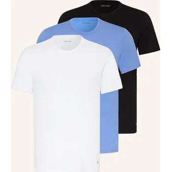 Pánské tričko Calvin Klein Pánské Tričko Cotton Stretch Blend, 3 Kusy V...