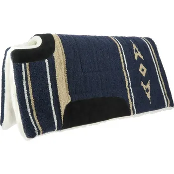 Westernová podsedlová deka WESTRIDE Navajo Gullet modrá