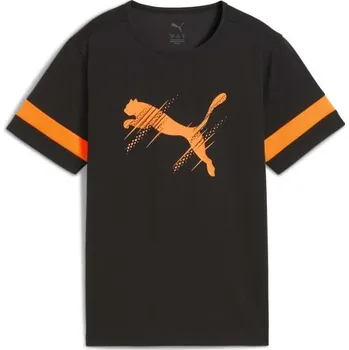 Chlapecké tričko Dětské sportovní triko Puma ATTACANTO LOGO JERSEY JR 152 Černá, Oranžová