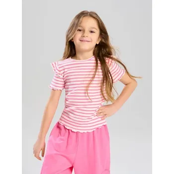 Oblečení a móda Sinsay - Bavlněné tričko s pruhy 2 pack - vícebarevná - 717DY-MLC - 717DY-MLC-116