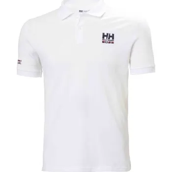Pánské tričko Pánské polo triko Helly Hansen MESSINA GRAPHIC FITTED POLO S Bílá, Černá