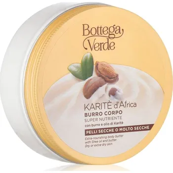 Čistič uší Bottega Verde Karitè d'Africa výživné tělové máslo s bambuckým máslem 150 ml
