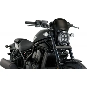 Plexi štít PUIG FRONTAL PLATE 20821C karbon pro HONDA CMX 1100 Rebel