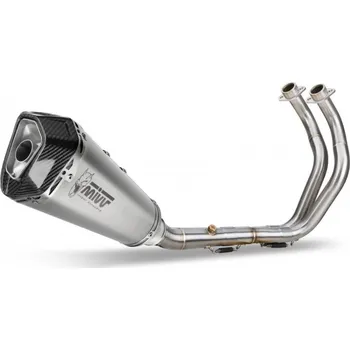 Auto-moto Výfuk kompletní 2x1 MIVV DELTA RACE Y.044.LDRX Stainless Steel / Carbon cap pro YAMAHA MT-07 700