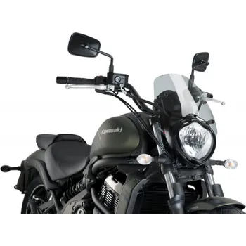 Plexi štít PUIG NEW. GEN SPORT 3175H kouřová pro KAWASAKI Vulcan S 650