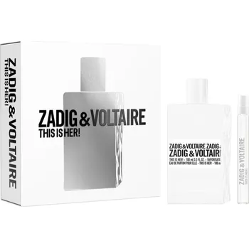 Dámský parfém ZADIG&VOLTAIRE This is Her! ZADIG&VOLTAIRE THIS IS HER! parfémovaná voda 100 ml + ZADIG&VOLTAIRE THIS IS HER! parfémovaná voda 10 ml