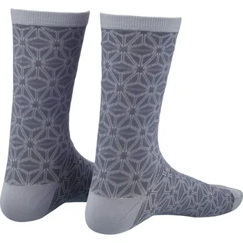 Pánské ponožky SUPACAZ Cyklistické ponožky klasické - ASANOHA - šedá 43-47