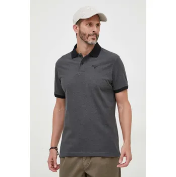 Pánské tričko Bavlněné polo tričko Barbour MML0628 černá 99X, vel. XXL