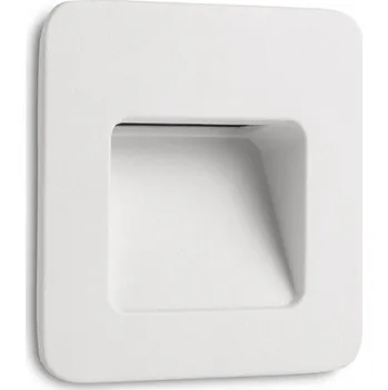 Venkovní osvětlení NASE SQ zapuštěné svítidlo do zdi, bílá - FARO