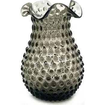 Váza Váza 21cm - Hobnail - Ananas - hnědý kouř | 126742