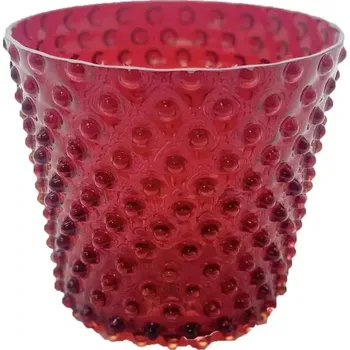 Váza Váza, Svícen, Květináč, Mísa 16cm - Hobnail – Ananas – granát | 111758