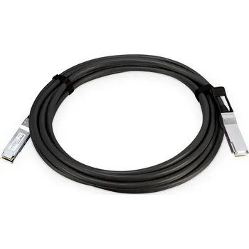Switch PLANET 100G QSFP28 Direct Attached síťový kabel Černá, Metalická 5 m