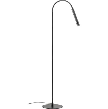 Redo Stojací LED lampa DRILL 8W, v. 172 cm flexibilní, CRI90, stmívatelná Barva: Černá, Barva světla: 3000K