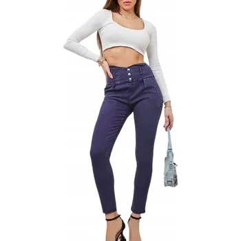 Dámské legíny DÁMSKÉ TREGINSY TT00223 TMAVĚ MODRÉ XL/XXL - 43