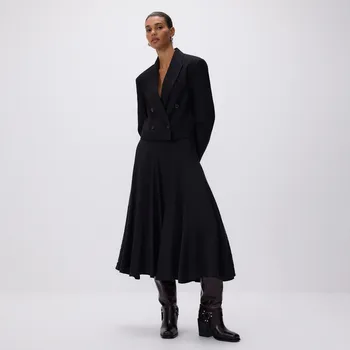 Dámská sukně Reserved - Sukně s modalem - černý - 749KB-99X - 749KB-99X-M