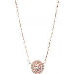 Fossil Bronzový náhrdelník s perletí JF01740791 + 2 měsíce na vrácení zboží