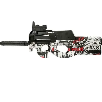 Dětská zbraň Sunny Blaster P90, samopal na vodní gelové kuličky s příslušenstvím, červená