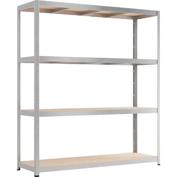 Dílenský regál Kovový regál STOREX 1400 kg 180x160x60 pozinkovaný