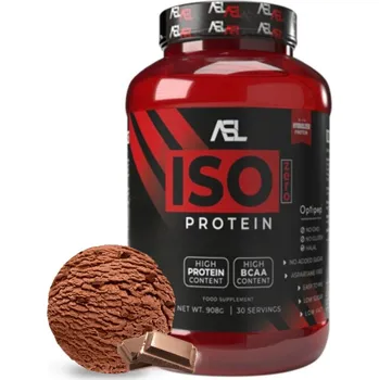 Protein ASL All Sports Labs Iso Zero Protein 908g WPI izolát – čokoládová příchuť