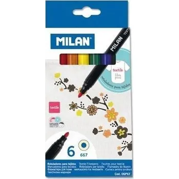 Fixy na tkaniny Milan 6 barev