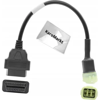 Autodiagnostika ADAPTÉROVÝ KABEL OBD2 PRO MOTOCYKLY KAWASAKI 6 PIN NA 16 PIN +