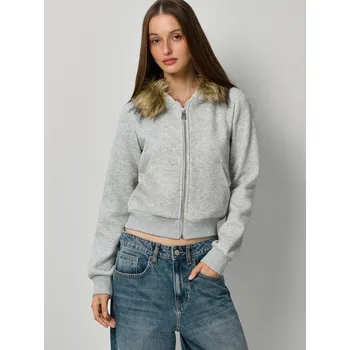 Dámská mikina Mikina na zip s kapucí - XS - House - světle šedá - 549GS-09M