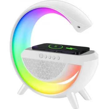 Lampička SPYpro LED lampa se skrytou Wi-Fi kamerou, bluetooth reproduktorem a bezdrátovou nabíječkou