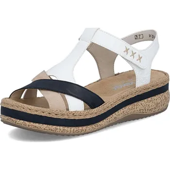 Dámská obuv Dámské sandály RIEKER V0919-81 bílá S6 40