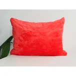 XPOSE® Mikroplyšový povlak na polštář - červený 50x70 cm, Mikroplyš + Prodloužená možnost vrácení zboží do 50 dnů