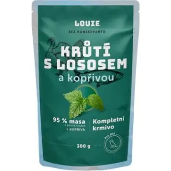 Louie Krůtí s lososem a kopřivou 300g Marty SAM15402