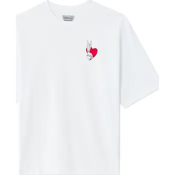 Celio Tričko Looney Tunes 1185292 Bílá XL