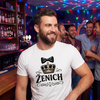 Pánské tričko STRIKER Trčiko Ženich Barva: Bílá, Velikost: L