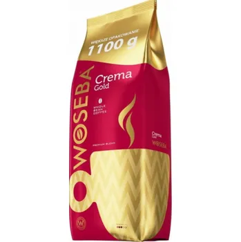 Káva Woseba Kávová zrna WOSEBA Premium CREMA GOLD kávová zrna, 1100 g