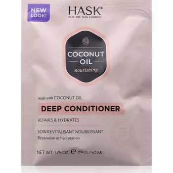 HASK Monoi Coconut Oil revitalizační kondicionér pro lesk a hebkost vlasů 50 ml
