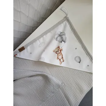 Mušelínová osuška medvídek