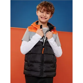 Sinsay - Prošívaná vesta - oranžová - 4056R-23X - 4056R-23X-146-1