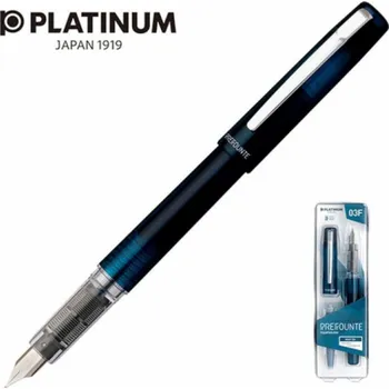 Platinum Platinum Prefounte Night Sea plnicí pero, F, v plastovém obalu, na blistru, modré