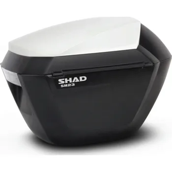 Zavazadlo na motocykl Boční kufry s barevným krytem SHAD SH23 bílá pro BMW F 800 GS