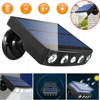 Venkovní osvětlení SOLÁRNÍ LAMPA LED SE SENZOREM POHYBU PRO ZAHRADU A KE VCHODOVÝM DVEŘÍM