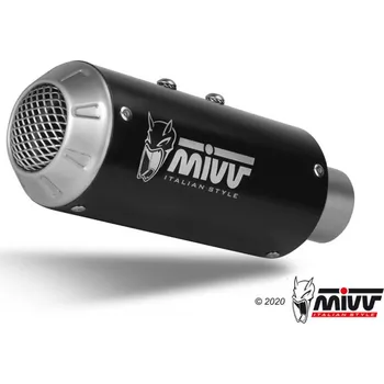 Auto-moto Koncovka výfuku MIVV MK3 K.047.SM3B Černá nerezová ocel pro KAWASAKI Ninja 400